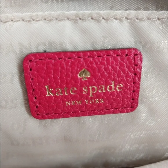 Kate Spade New York small leather crossbody or clutch. Red - Picture 8 of 8